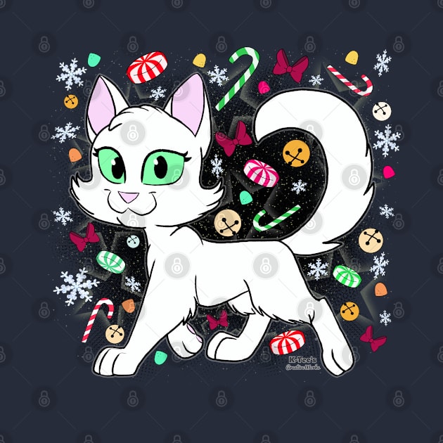 Christmas Cat - Original by K-Tee's CreeativeWorks