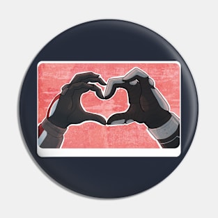 Heart Hands Pin