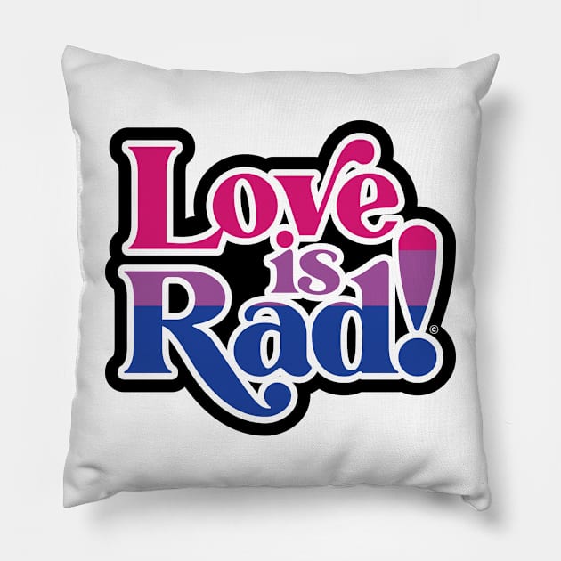 Love is Rad! Pillow by Rad Love