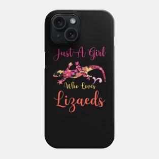 Just a Girl Who Loves Lizards Phone Case