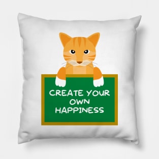 Advice Cat - Create Your Own Happiness Pillow