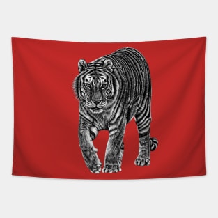 Amur tiger Tapestry