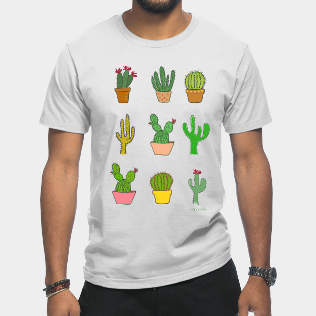 Discover Colorful cactus - Cacti - T-Shirt