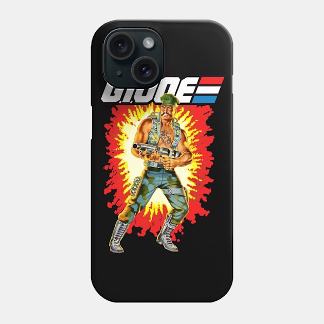 Gung Ho GI Joe toy art card Phone Case by EnglishGent