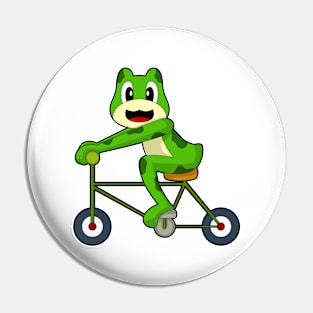 Frog Bicycle Pin