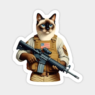 Tactical Cat Magnet