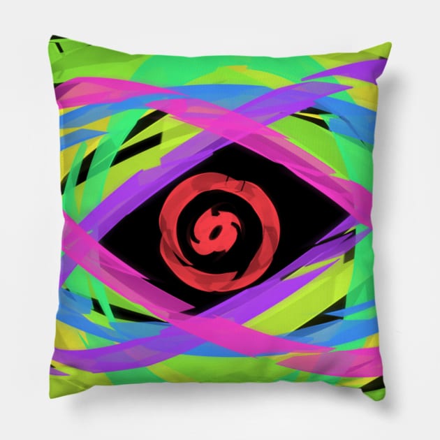 Infinite Infinity #2 Pillow by Wolfgon Designs