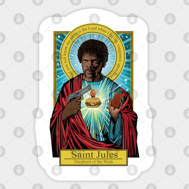 Saint Jules - Pulp Fiction - Sticker