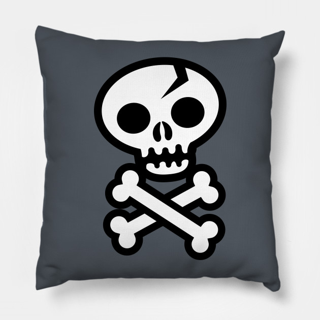 Skull Crossbones Skull And Crossbones Pillow Teepublic