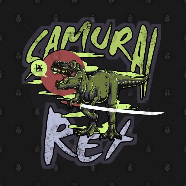 Samurai Rex Anime - Anime Art by tatzkirosales-shirt-store