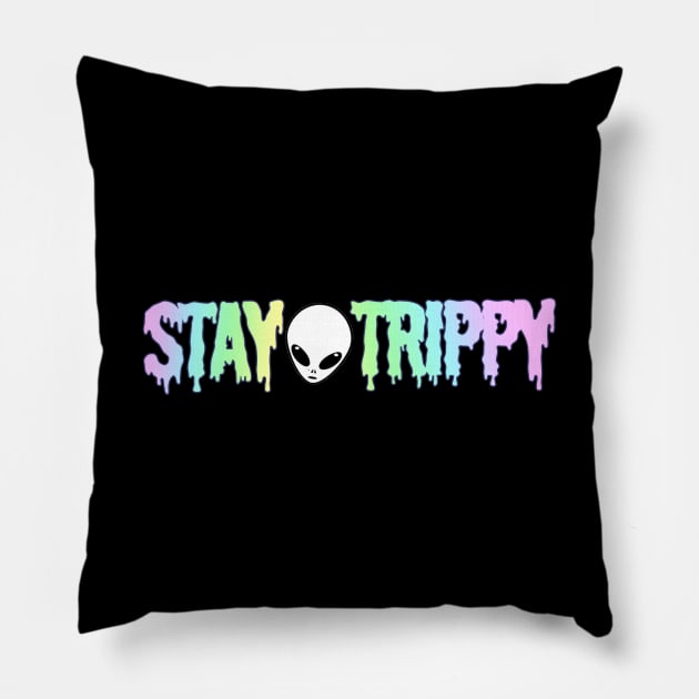 Stay Trippy Pillow by lolosenese