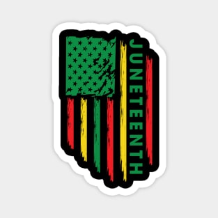 Juneteenth American Flag Magnet