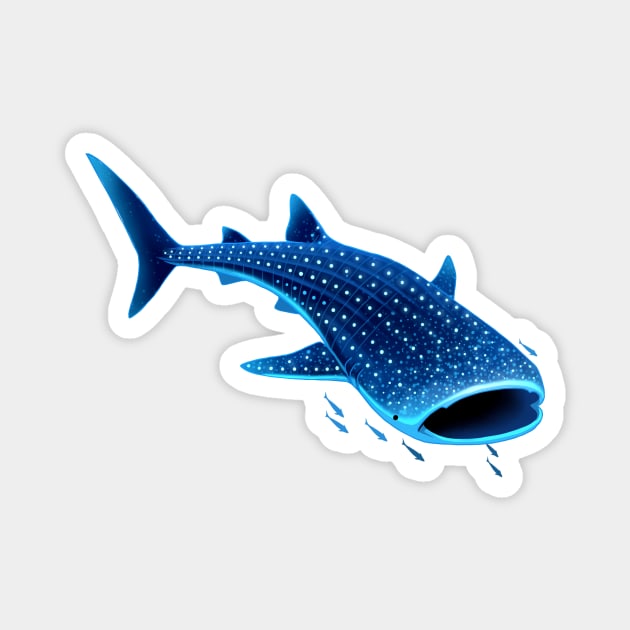 Whale Shark Magnet by TamiArt