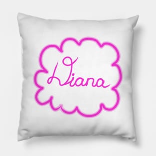 Diana. Female name. Pillow