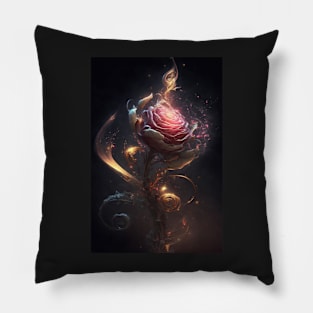 Elegant Rose Pillow