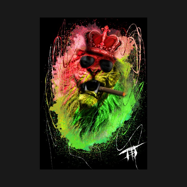 Rasta lion by Panthox