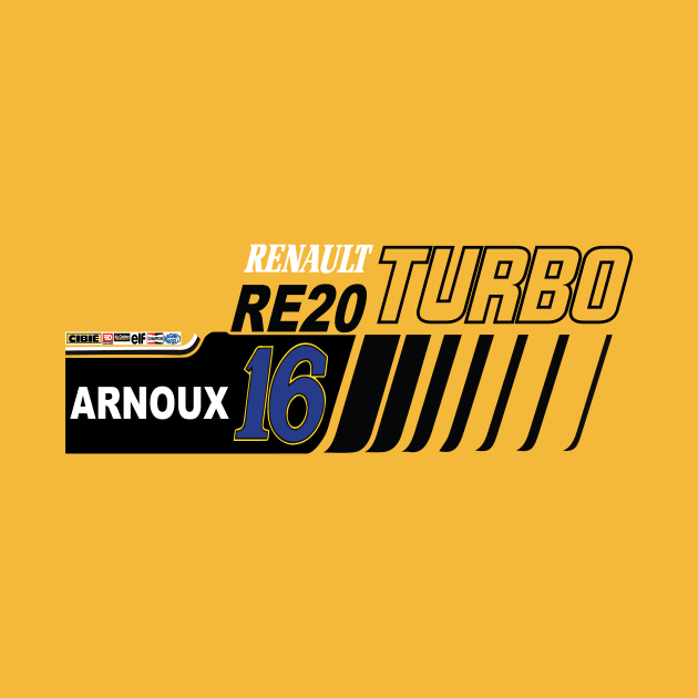 Rene Arnoux Renault Turbo F1 by Alexventura