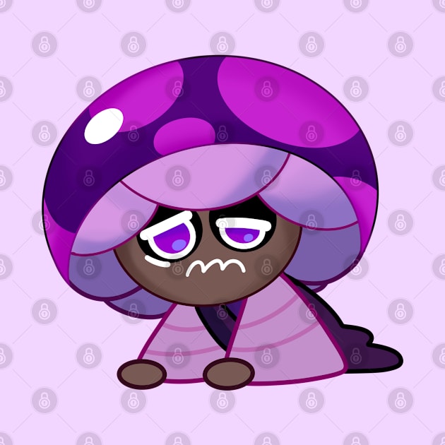 Poison mushroom cookie by eternalshadeart