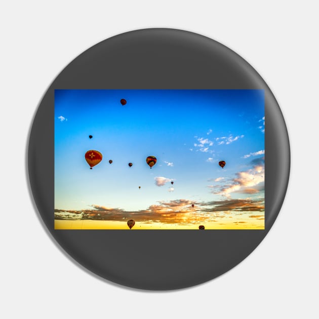 Albuquerque Hot Air Balloon Fiesta Pin by Gestalt Imagery