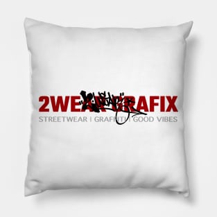 2wear grafix box logo 1.o. Pillow