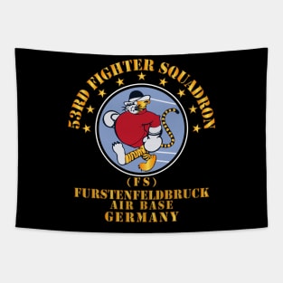 53rd Fighter Squadron - FS - Furstenfeldbruck AB Germany Tapestry