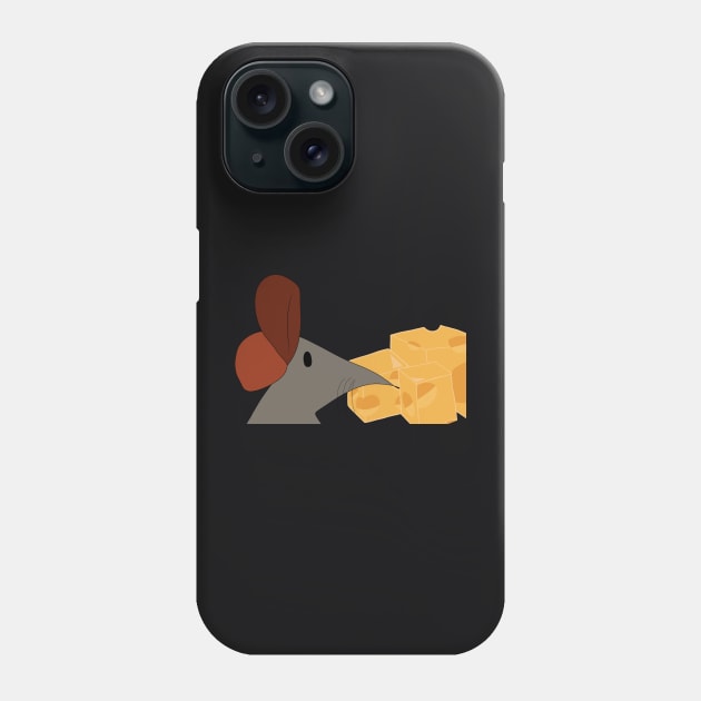 mouse rat with cheese Phone Case by jellydream