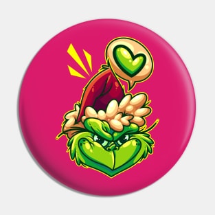 Green Humbug Pin