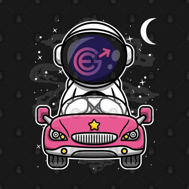 Astronaut Car Evergrow Crypto EGC Coin To The Moon Crypto Token Cryptocurrency Wallet Birthday Gift For Men Women Kids by Thingking About