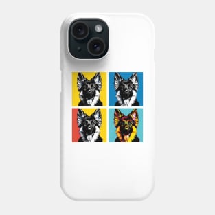 Pop Retro German Shepherd Art - Cute Puppy Phone Case