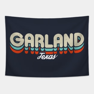 Retro Garland Texas Tapestry