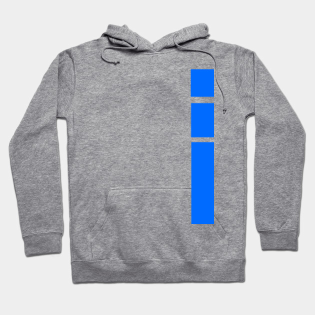 blue face hoodie