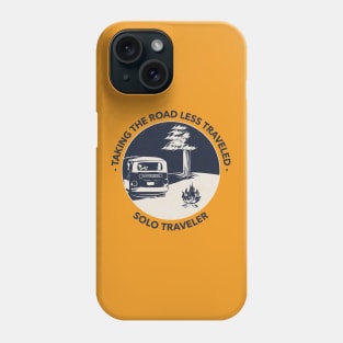 Taking The Road Less Traveled Solo Traveler Phone Case