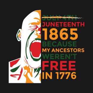 Afro Man Juneteenth Day 1865 June 19th - African American Pride Gifts T-Shirt