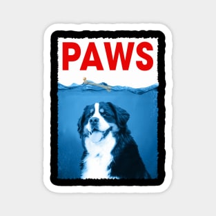 Berner PAWS Mountain Majesty, Stylish Tee for Dog Devotees Magnet