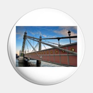 Albert Bridge Chelsea and Battersea London UK Pin