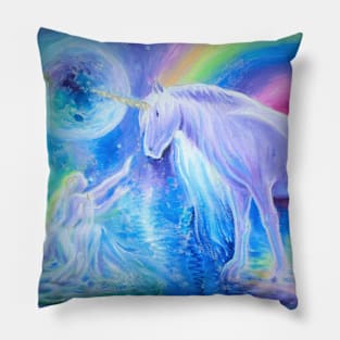 Princess and unicorn Pillow