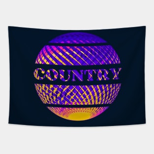 Country music disco ball Tapestry