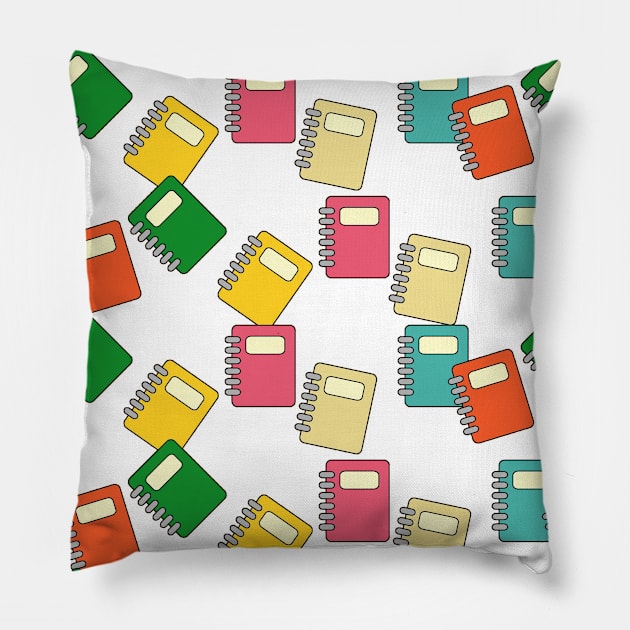 Library Neck Gator Notebooks Books Pillow by DANPUBLIC