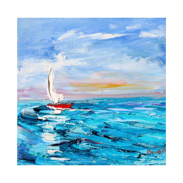 Sailing by Karensfineart