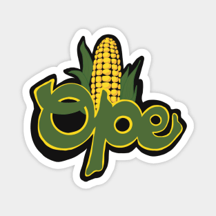 Ope! Corn time Magnet