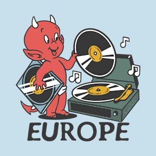 europe evil record T-Shirt