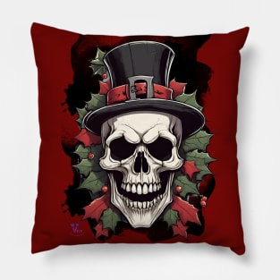 Santa Skull Pillow