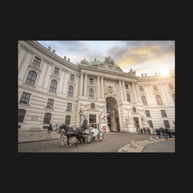 Hofburg palace in Vienna, Austria by mitzobs