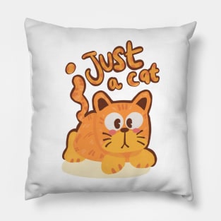 Ginger Kitty Cat Pillow