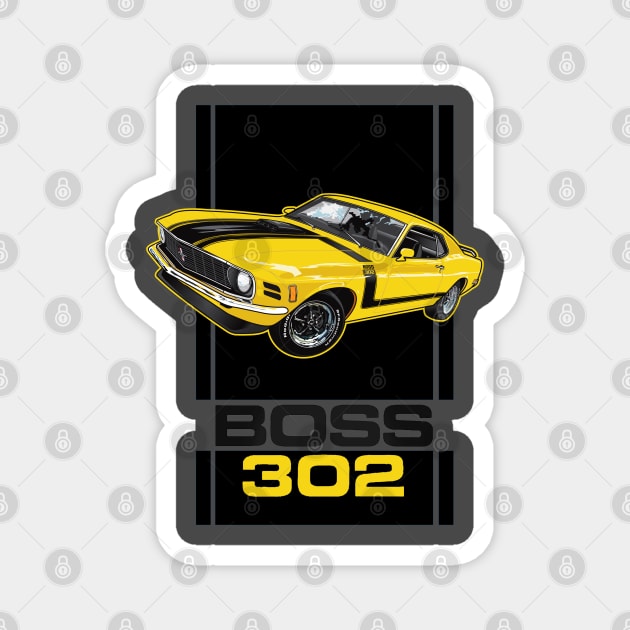 BOSS 302 Magnet by Limey_57