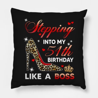 Stepping into my 54th birthday like a boss Pillow