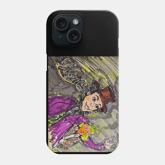 Wonka Timothee Chalamet and Hugh Grant as Oompa-Loompas Phone Case by TheArtQueenOfMichigan 