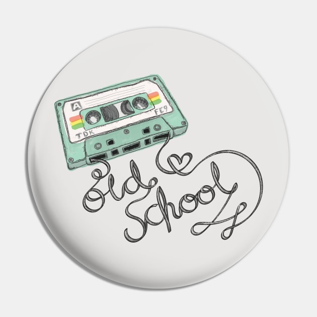 Old School Cool Pin by JamieStryker