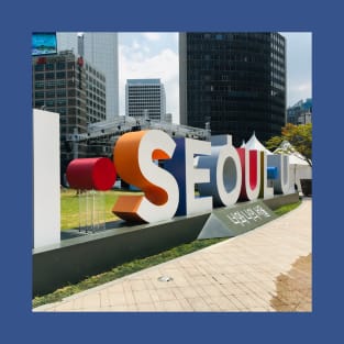 The sign welcoming tourist in South Korea T-Shirt