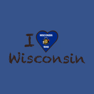 I Love Wisconsin T-Shirt